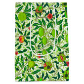William Morris Exotic Fruit, Lime Green Medium Cadeauzakje (Achterkant)