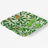 William Morris Exotic Fruit, Lime Green Papieren Bordje (Gebogen)
