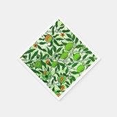 William Morris Exotic Fruit, Lime Green Servet (Hoek)