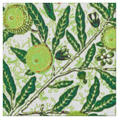 William Morris Exotic Fruit, Lime Green Stof (Close Up)