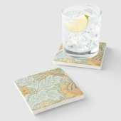 William Morris Fabric Pattern Stenen Onderzetter (Zijkant)