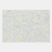 William Morris Faded Jasmine-overslagpapier Inpakpapier Vel (Voorkant 3)