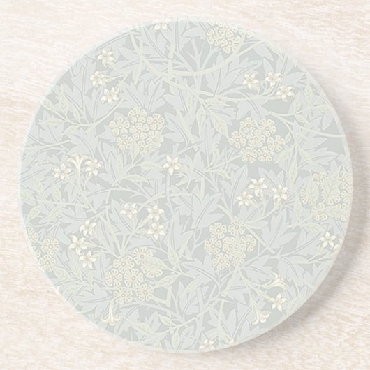William Morris Faded Jasmine Sandstone Onderzetter (Voorkant)