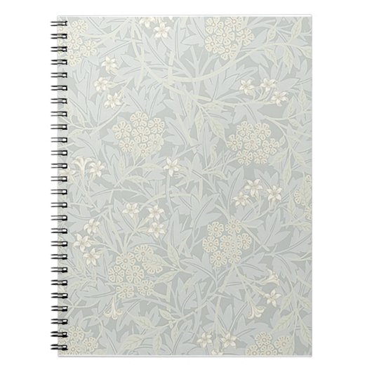 William Morris Faded Jasmine Spiral Notitieboek (Voorkant)