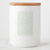 William Morris Faded Jasmine Storage Container Voedselcontainer Etiket (Voorkant)