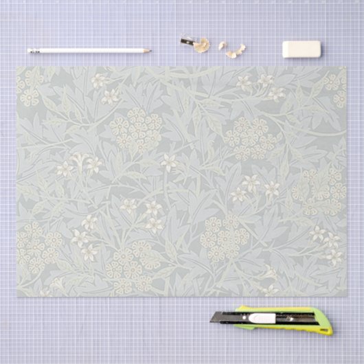 William Morris Faded Jasmine-weefselpapier Tissuepapier (Craft)