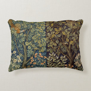 William Morris Fazant Vogel Boom Bloem Accent Kussen