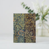 William Morris Fazant Vogel Boom Bloem Briefkaart (Staand voorkant)
