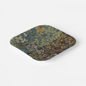 William Morris Fazant Vogel Boom Bloem Papieren Bordje (Gebogen)