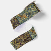 William Morris Fazant Vogel Boom Bloem Satijnen Lint (Achterkant)