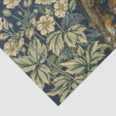 William Morris Fazant Vogel Boom Bloem Tissuepapier (Detail)
