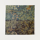 William Morris Fazant Vogel Boom Bloem Wandkleed (Voorkant (horizontaal))
