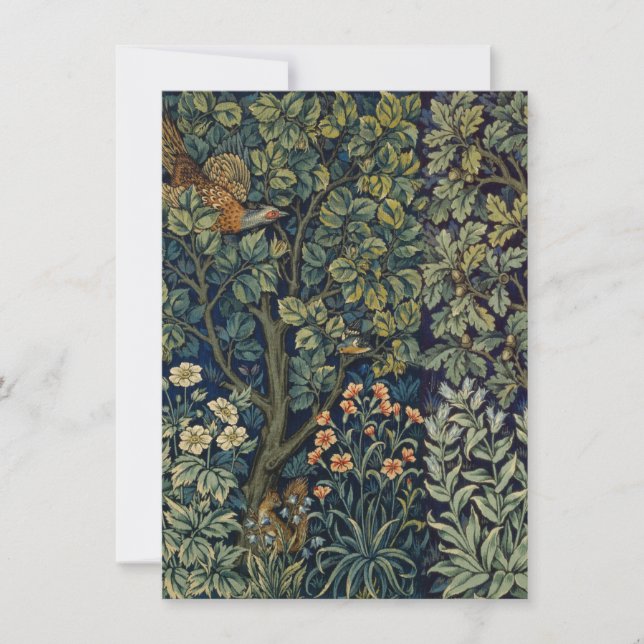 William Morris Fazant Vogel Boom Bos (Voorkant)