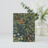 William Morris Fazant Vogel Boom Bos Briefkaart (Staand voorkant)
