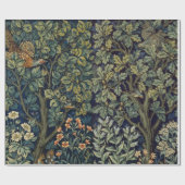 William Morris Fazant Vogel Boom Bos Cadeaupapier (Vlak)