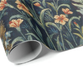 William Morris Fazant Vogel Boom Bos Cadeaupapier (Rol Hoek)