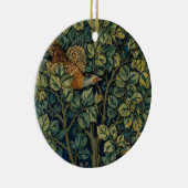 William Morris Fazant Vogel Boom Bos Keramisch Ornament (Rechts)