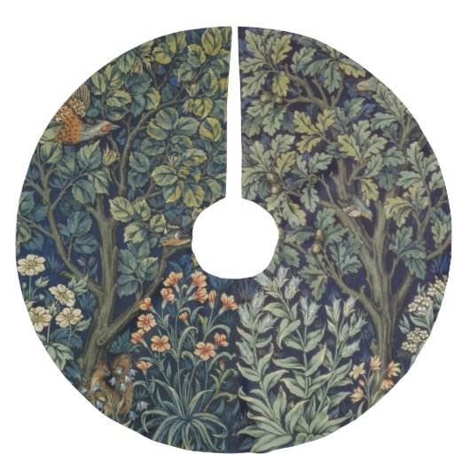 William Morris Fazant Vogel Boom Bos Kerstboom Rok (Voorkant)