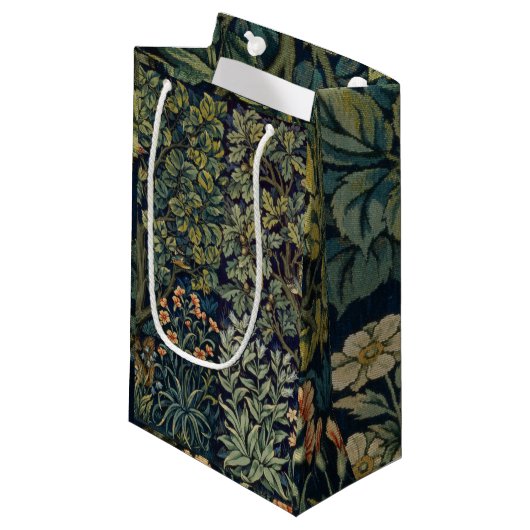 William Morris Fazant Vogel Boom Bos Klein Cadeauzakje (Voorkant Gekanteld)