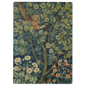 William Morris Fazant Vogel Boom Bos Klembord (Achterkant)