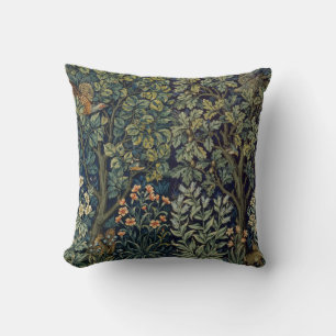 William Morris Fazant Vogel Boom Bos Kussen