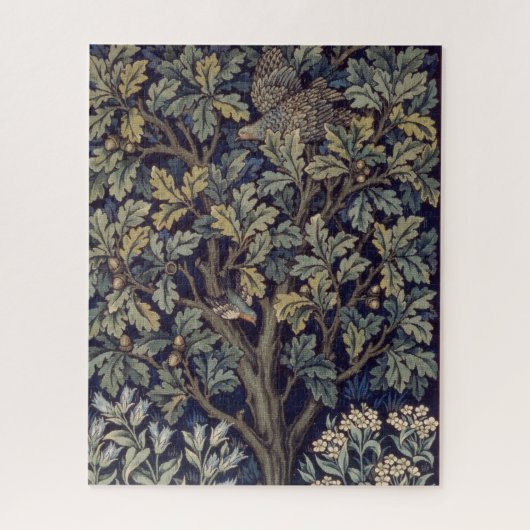 William Morris Fazant Vogel Boom Bos Legpuzzel (Verticaal)