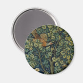 William Morris Fazant Vogel Boom Bos Magneet (Voorkant / Achterkant)