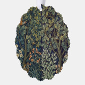 William Morris Fazant Vogel Boom Bos Ornament Kaart (Links)