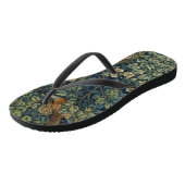 William Morris Fazant Vogel Boom Bos Teenslippers (Schuin)