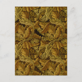 William Morris Fine Floral Wallpaper Pattern Briefkaart
