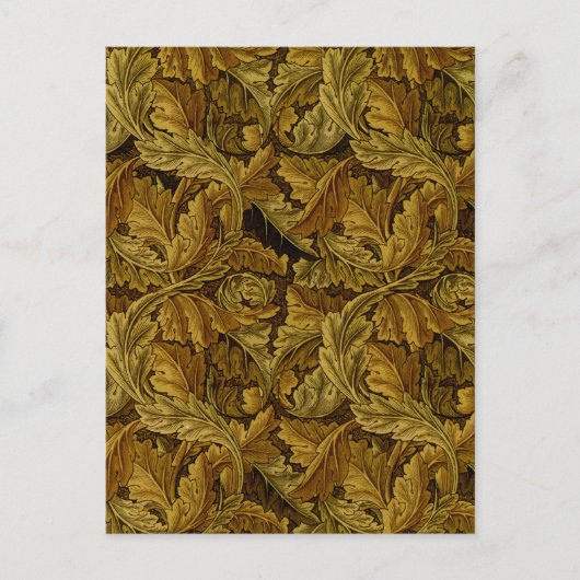 William Morris Fine Floral Wallpaper Pattern Briefkaart (Voorkant)