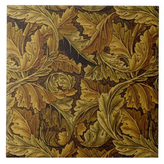 William Morris Fine Floral Wallpaper Pattern Tegeltje (Voorkant)