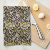 William Morris Fine Floral Wallpaper Pattern Theedoek (Quarter Fold)