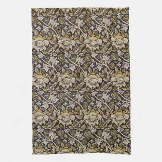 William Morris Fine Floral Wallpaper Pattern Theedoek (Verticaal)