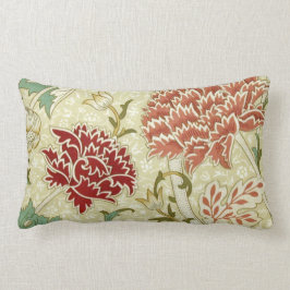 William Morris Fine Red Floral Wallpaper Kussen
