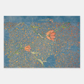 William Morris FLAT SHEET WRAPPING PAPER (Voorkant)