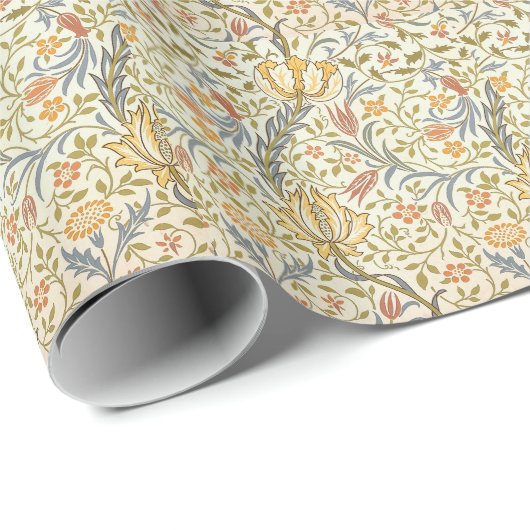 William Morris Flora Design Cadeaupapier (Rol Hoek)