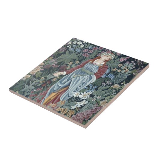 William Morris Flora Tegeltje (Zijkant)