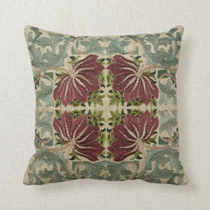 William Morris  Floral & Acanthus Pattern Kussen