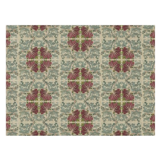 William Morris Floral & Acanthus Pattern Tafelkleed (Voorkant (Horizontaal))
