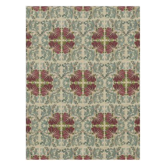 William Morris  Floral & Acanthus Pattern Tafelkleed (Voorkant)