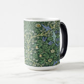 William Morris Floral Art Design Magische Mok (Voorkant rechts)