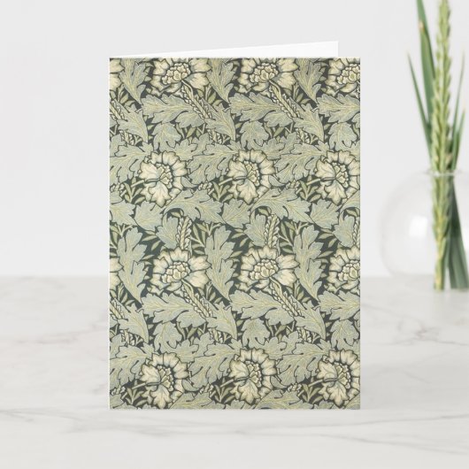 William Morris Floral Art Magnet 18 Kaart (Voorkant)