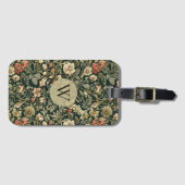 William Morris Floral Bagagelabel (Voorkant (horizontaal))