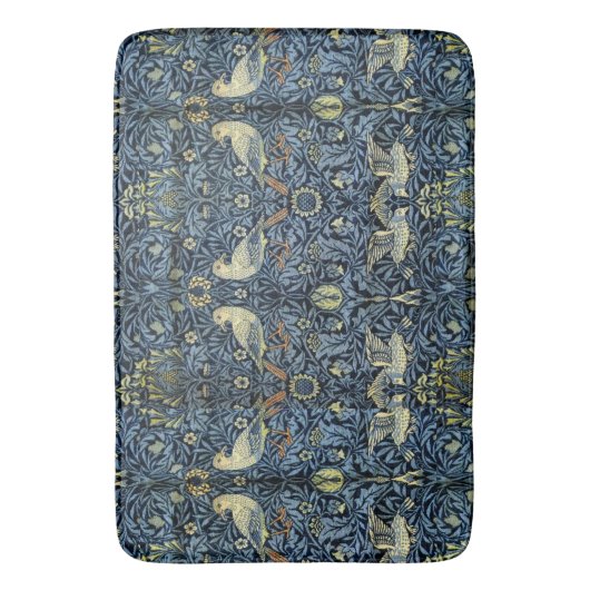 William Morris  Floral Bird Badmat (Voorkant Verticaal)