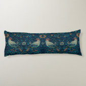 William Morris  Floral Bird Lichaamskussen (Achterkant)