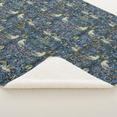 William Morris Floral Bird Sherpa Deken (3/4)