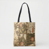 William Morris Floral Bird Trellis Schoudertas Tote Bag (Voorkant)