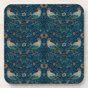 William Morris  Floral Birds Bier Onderzetter