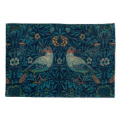 William Morris  Floral Birds Kussensloop (Achterkant-Links)